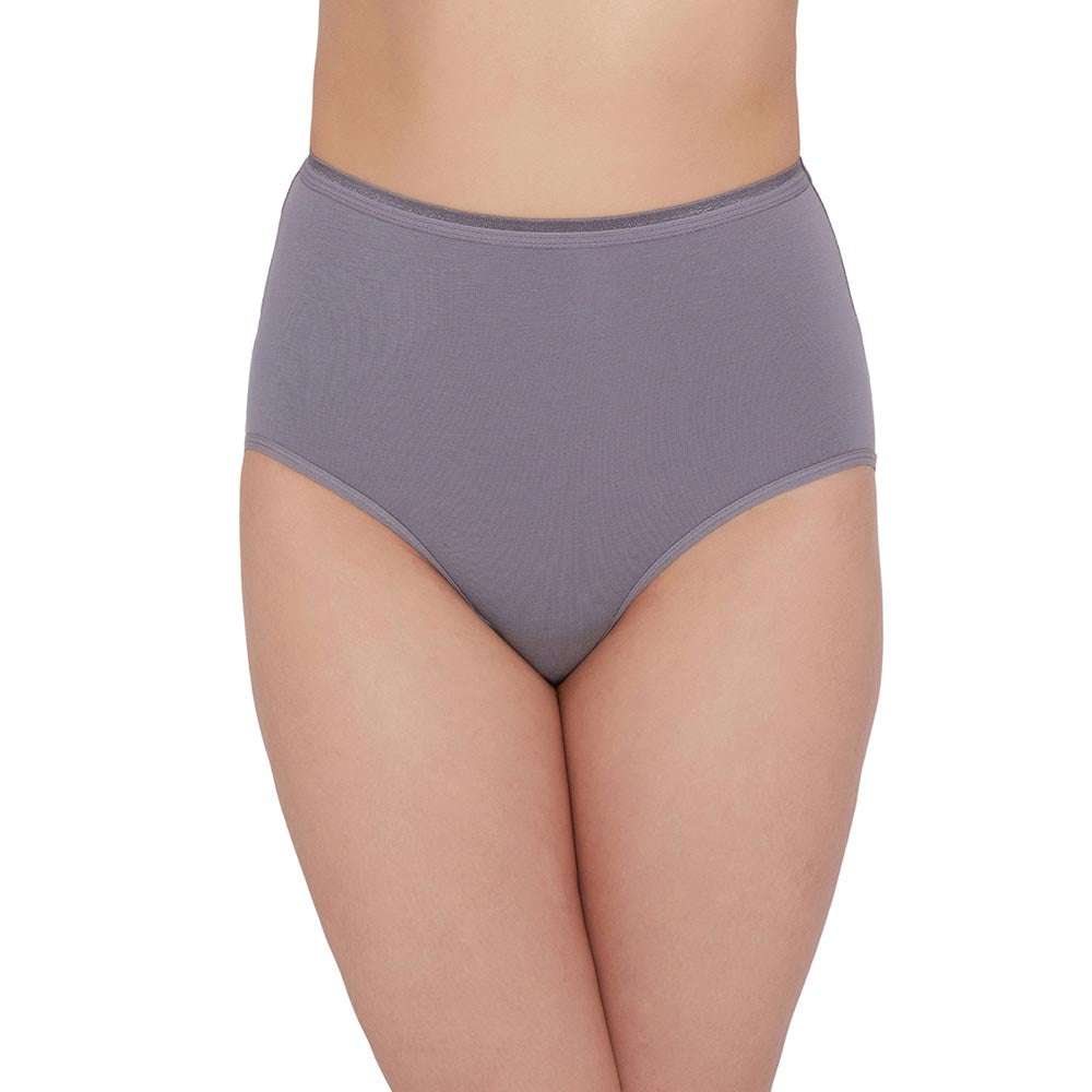 Cotton High Waist Full Coverage Everyday Wear Pack of 3  Full Brief Maxi Panty