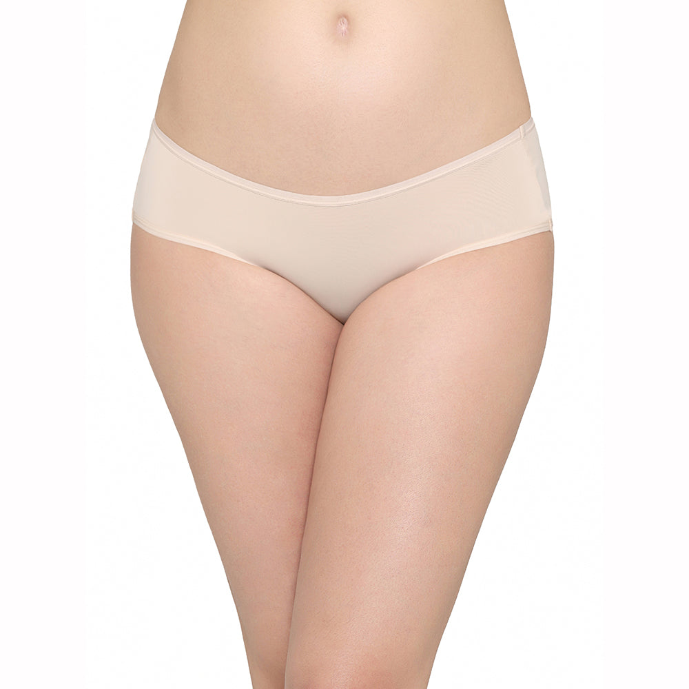 Quick Dry Mid Waist Medium Coverage Everyday Wear Pack of 3 Hipster Panty