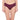 BASICS Zoe Mid-waist Medium Coverage Everyday wear Hipster Panty - Wine
