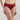 Wacoal Women’s BASICS Zoe Mid-waist Medium Coverage  Everyday wear Hipster Panty-Red