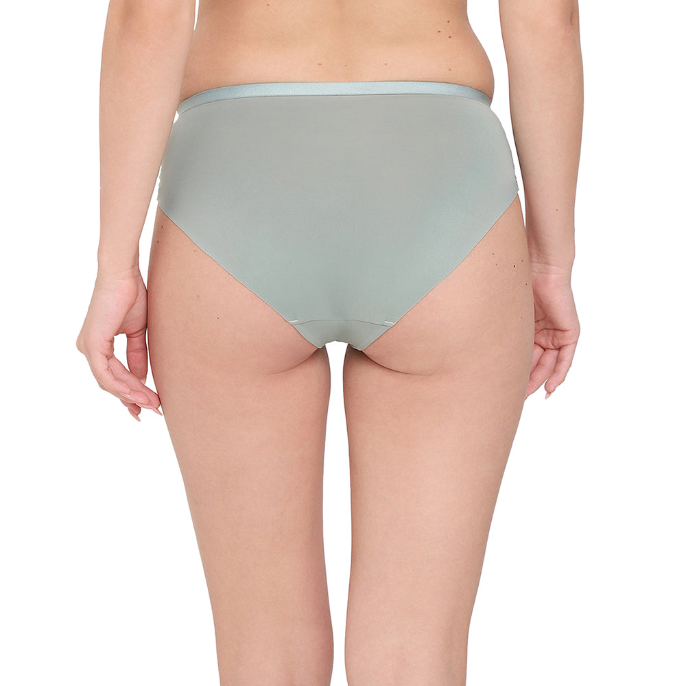 BASICS Bliss Mid-waist Medium Coverage Everyday wear Hipster Panty - Green