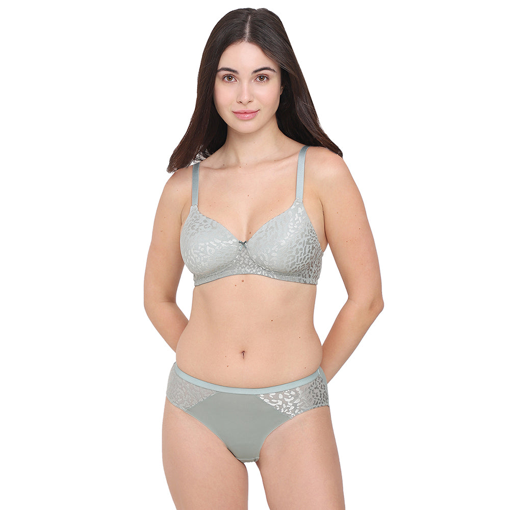 BASICS Bliss Mid-waist Medium Coverage Everyday wear Hipster Panty - Green