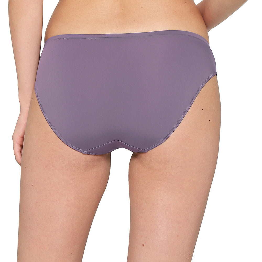 Everyday Elegance Low Waist Medium Coverage Everyday Wear Bikini Panty-Purple