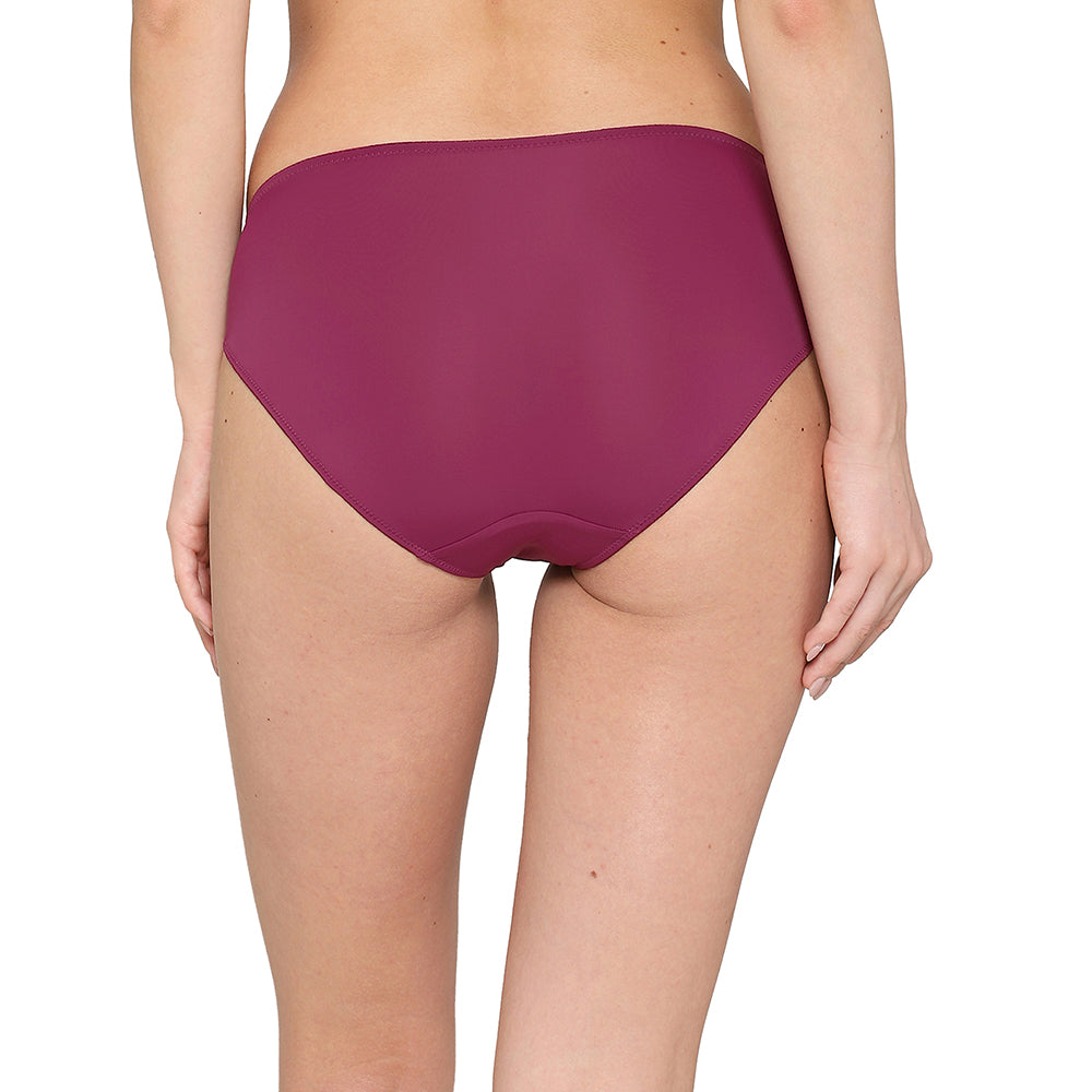 Balcony & Beyond Low Waist Medium Coverage Everyday Wear Bikini Panty-Wine