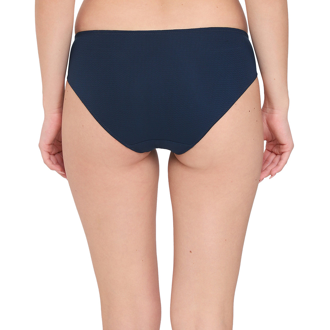 Dreamy Curve Low-waist Medium Coverage Everyday wear Bikini Panty- Navy Blue