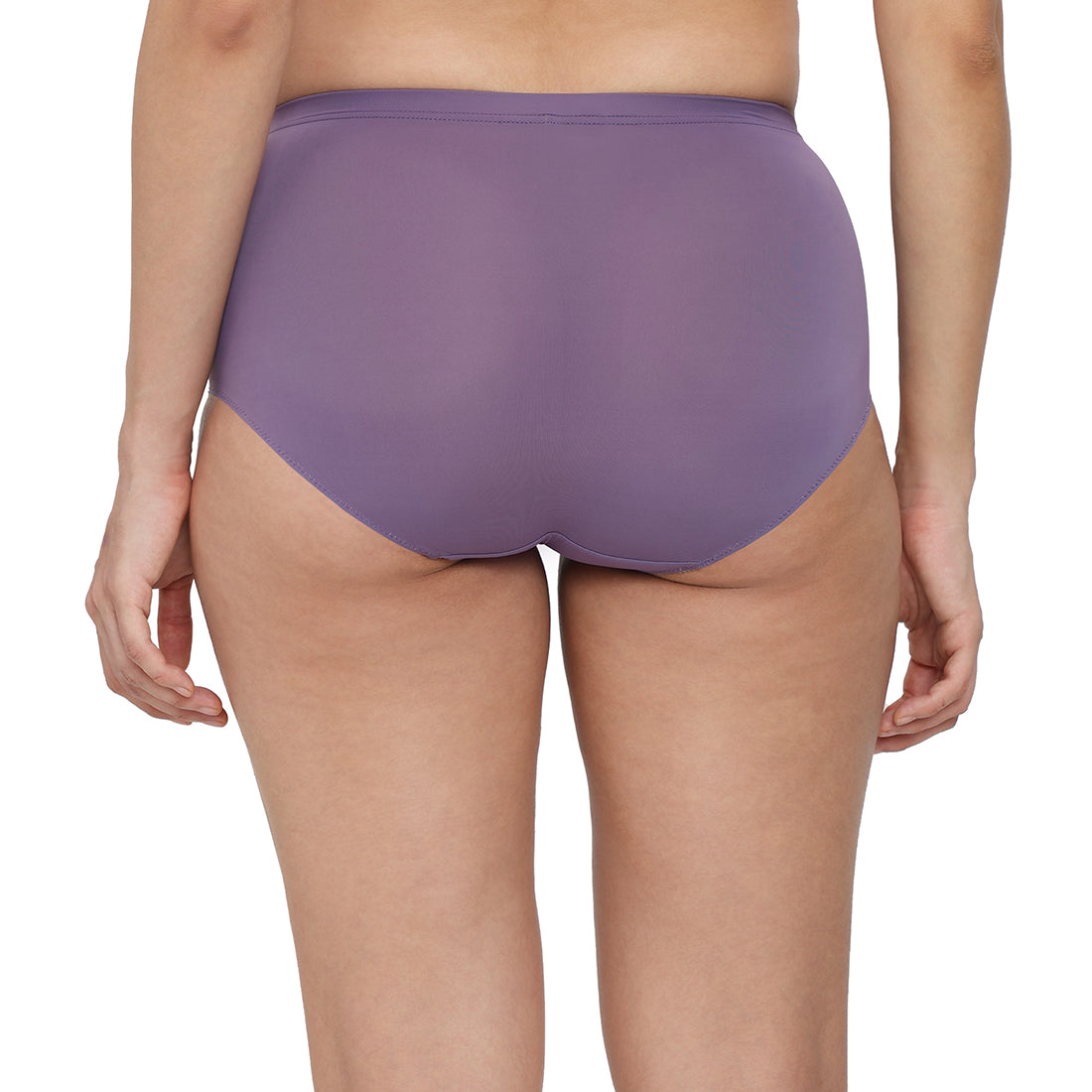 Cool Comfort High-waist Full Coverage Everyday wear Midi Panty-Purple