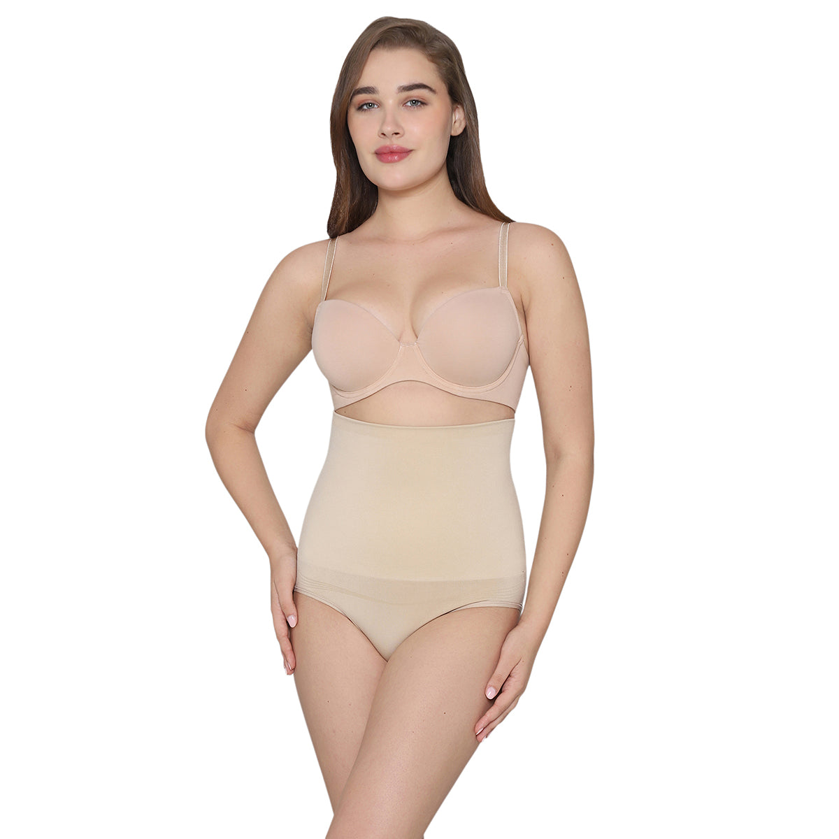 Wacoal Women’s Tummy Slimmer|High-waist|Full Coverage|Seamless Shapewear| Shaping Brief Beige