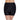 Girdle Collection Mid Waist Full Coverage Firm Control Seamless Thigh Shaper - Black