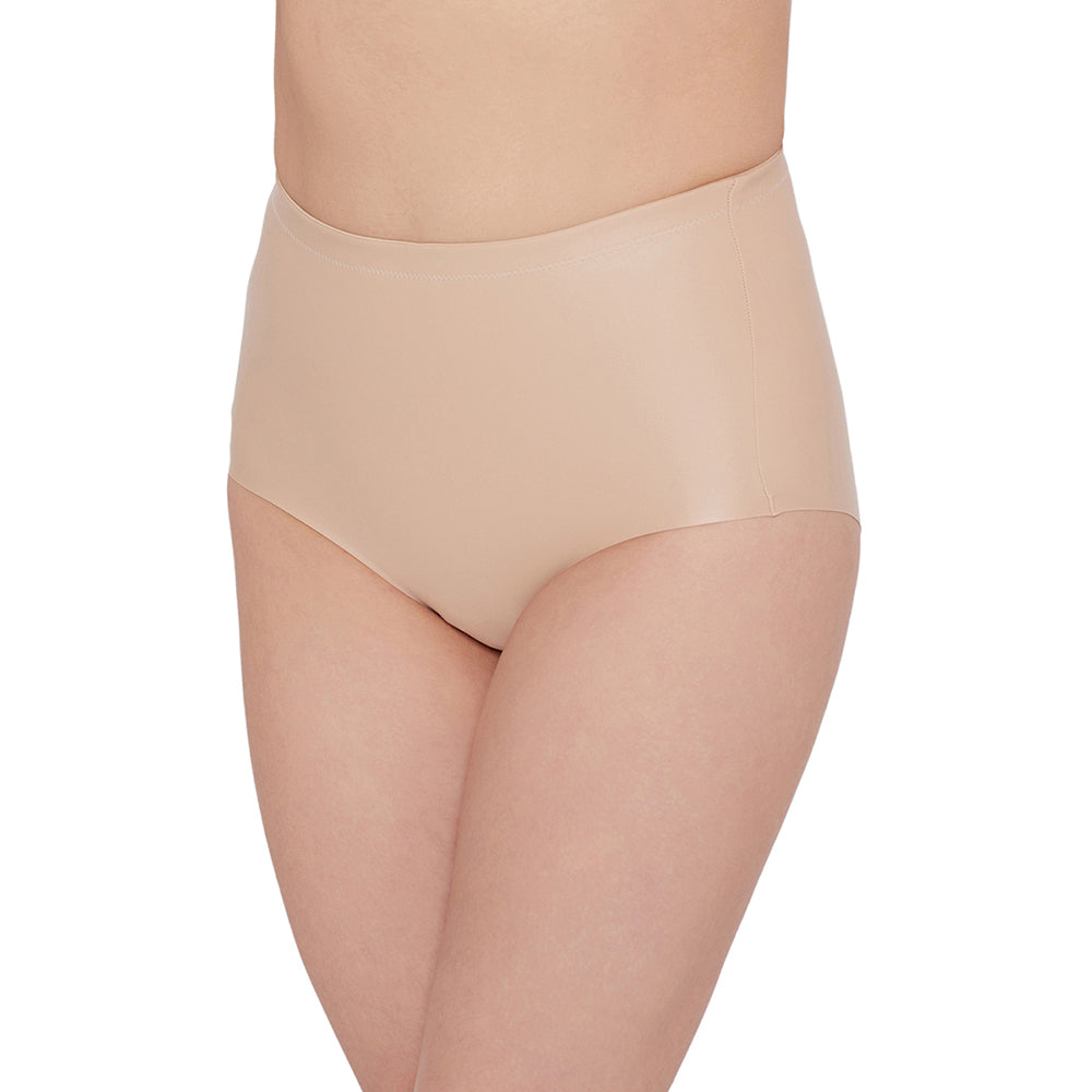 Girdle Collection Full Coverage Firm Control Seamless Shaping Brief - Beige