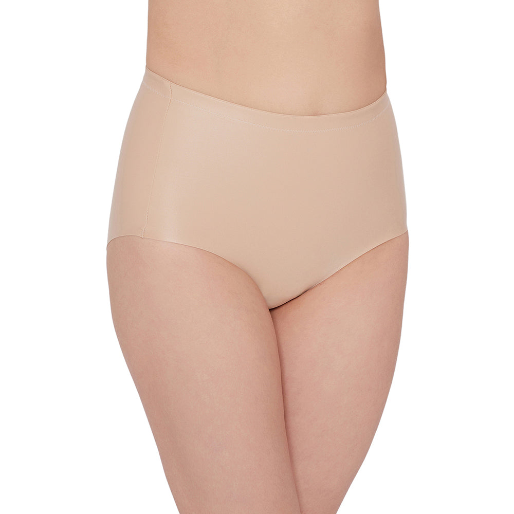 Girdle Collection Full Coverage Firm Control Seamless Shaping Brief - Beige