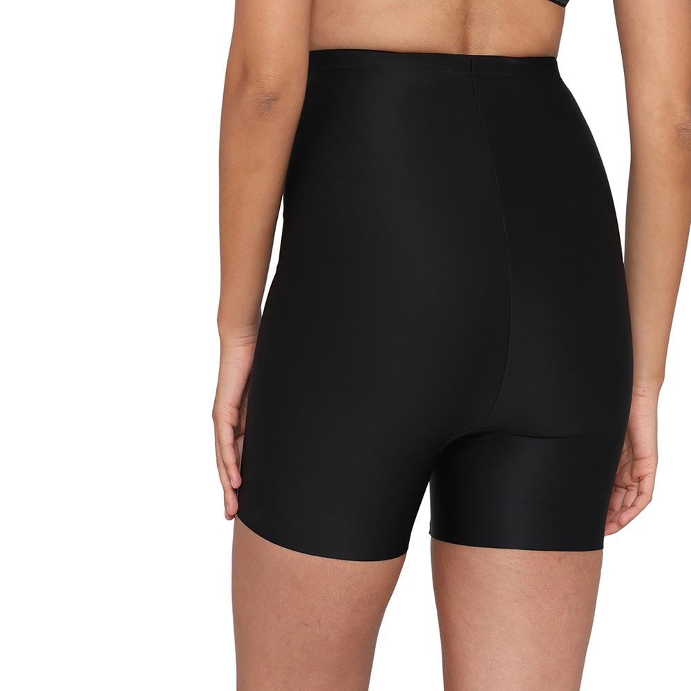 Girdle Collection Hi-waist Medium Compression Seamless Tummy & Thigh Shapewear - Black