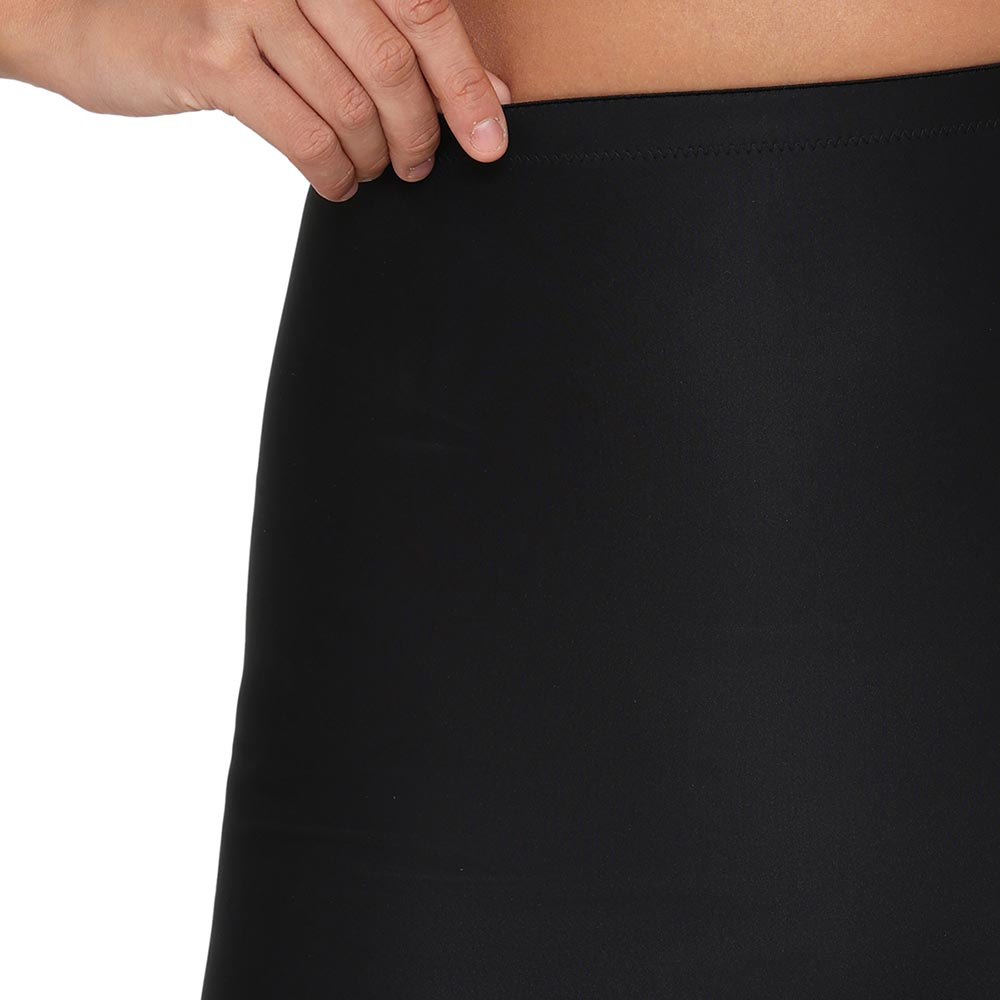 Girdle Collection Hi-waist Medium Compression Seamless Tummy & Thigh Shapewear - Black