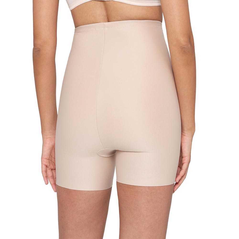 Girdle Collection Hi-waist Medium Compression Seamless Tummy & Thigh Shapewear - Beige