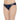 Love to Lace  Mid Waist Medium Coverage Everyday Wear Bikini Panty - Navy Blue