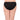Basic Mold Low Waist Low Coverage Everyday Wear Bikini Panty - Black