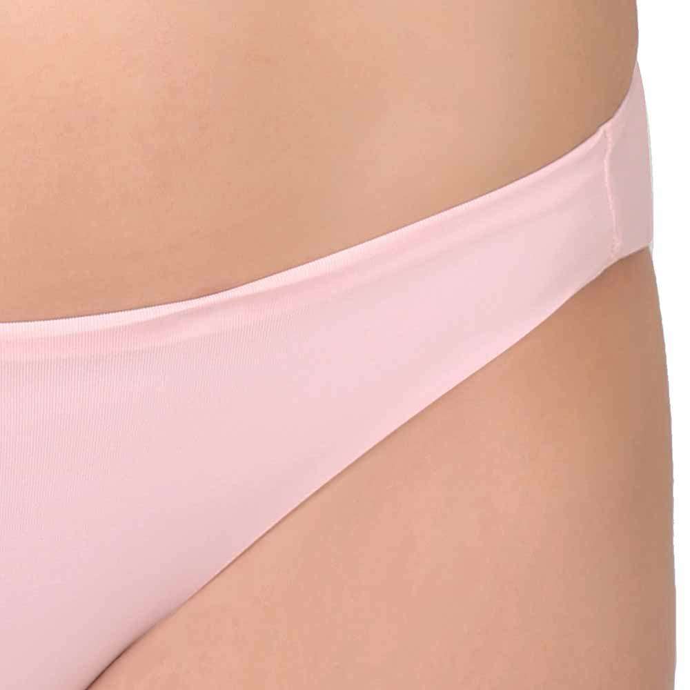 Basic Mold Low Waist Low Coverage Everyday Wear Bikini Panty - Light Pink