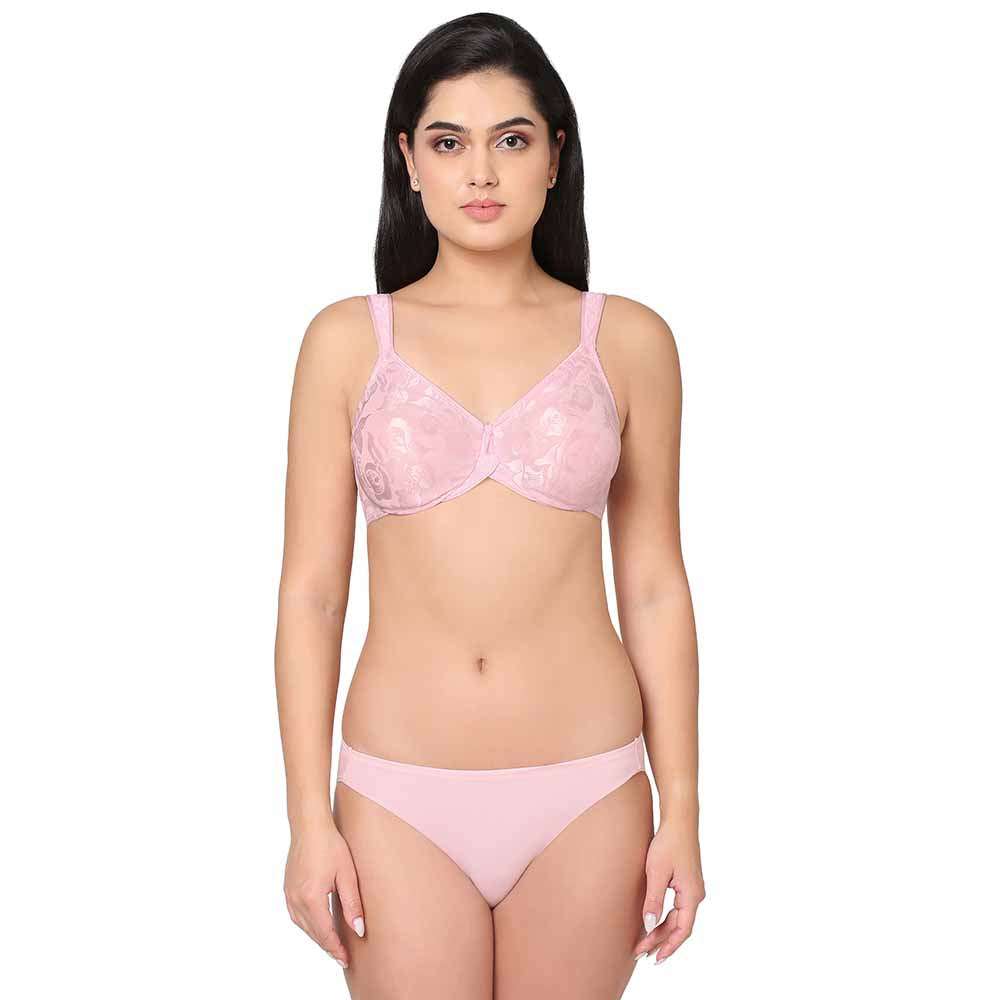 Basic Mold Low Waist Low Coverage Everyday Wear Bikini Panty - Light Pink