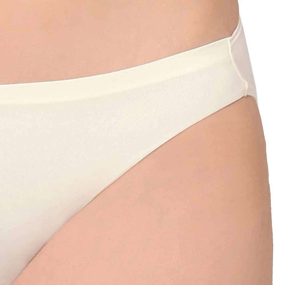 Basic Mold Low Waist Low Coverage Everyday Wear Bikini Panty - Cream