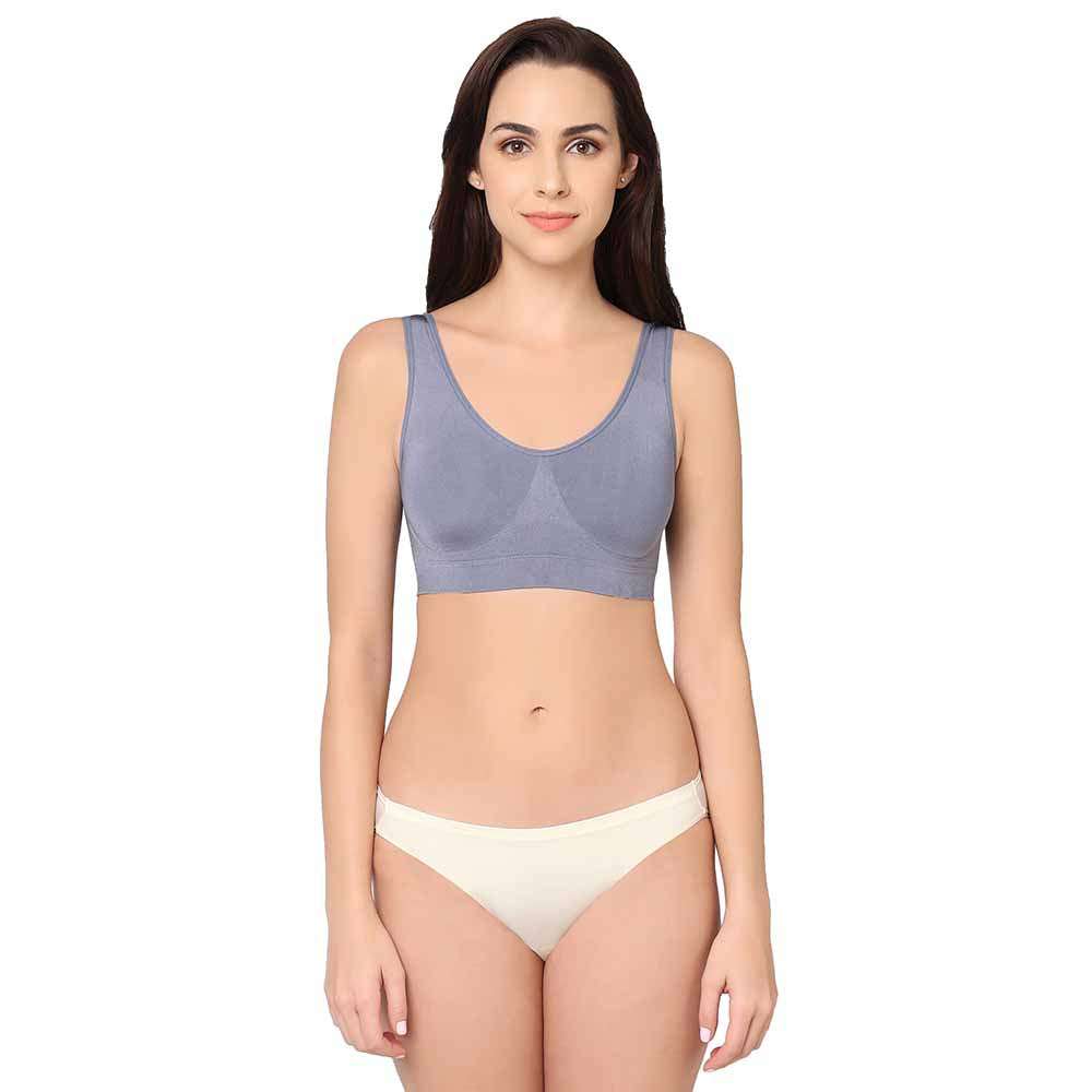 Basic Mold Low Waist Low Coverage Everyday Wear Bikini Panty - Cream