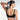 Asean Sports Padded Non-Wired Full Coverage Full Support High Intensity Sports Bra - Black