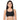 Sports Lover Padded Non-wired Racer Back Medium Intensity Full coverage Sports Bra - Black