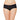 Feel Free Mid Waist Full Coverage Solid Boyleg Panty - Black