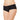 Feel Free Mid Waist Full Coverage Solid Boyleg Panty - Black
