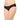 Feel Free Sheer Low Waist  Low Coverage Everyday Wear Bikini Panty - Black