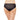 Feel Free Sheer Low Waist  Low Coverage Everyday Wear Bikini Panty - Black