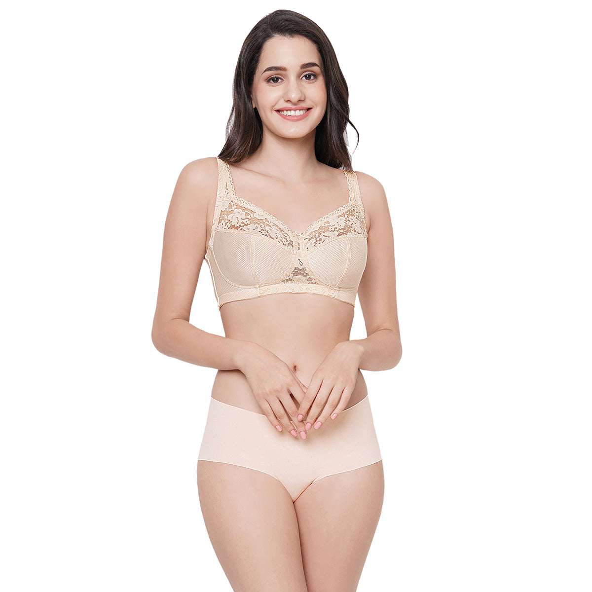 Women's Plus Size Full Coverage Minimizer Lace Bra – Okay Trendy