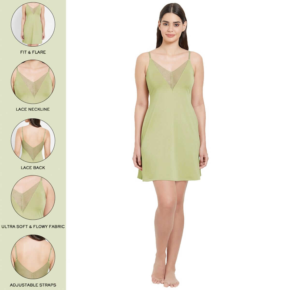 Buy Paloma Non Padded Non Wired Medium Coverage Baby Doll Chemise