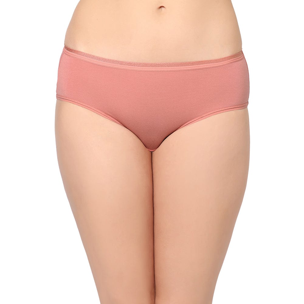 Buy Cotton Hipster Mid Waist Medium Coverage Solid Pack of 3 Panties