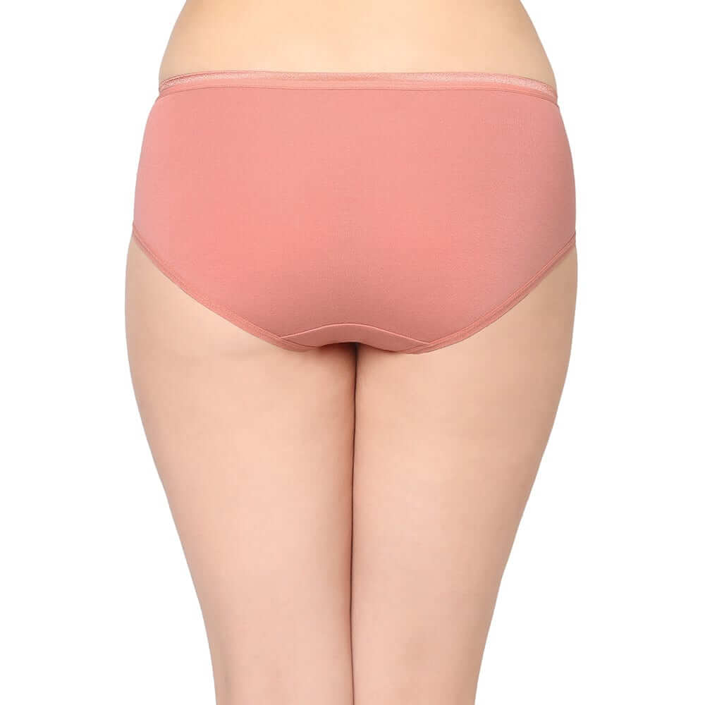Buy Cotton Hipster Mid Waist Medium Coverage Solid Pack of 3 Panties
