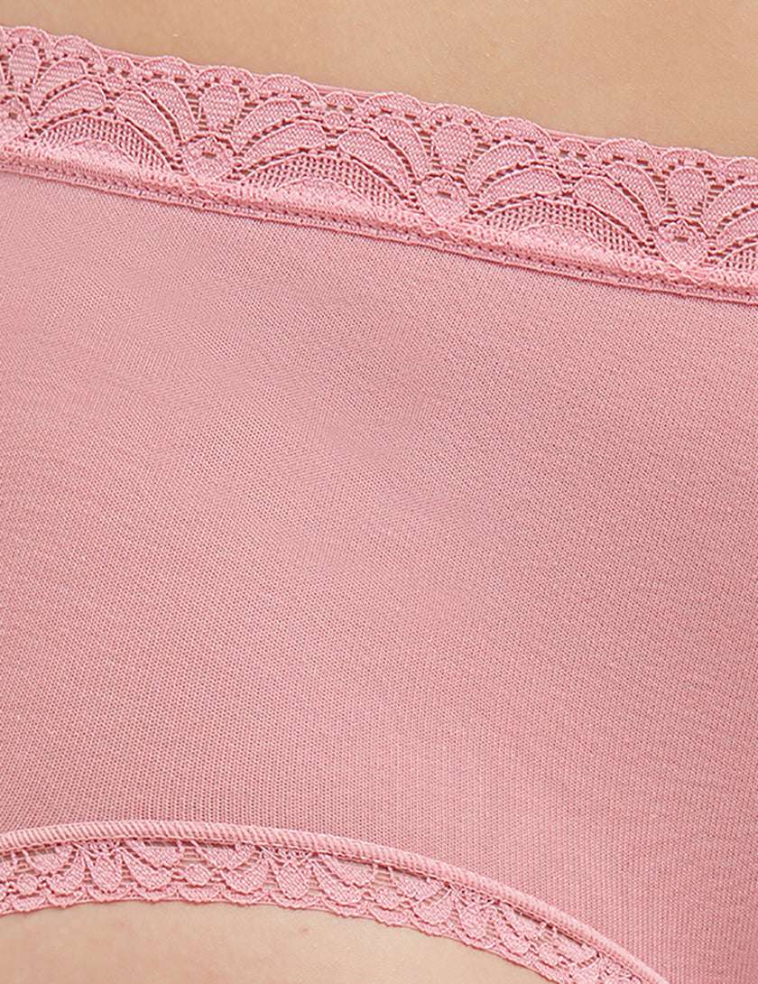 Feel Free Low Waist  Full Coverage  Everyday Wear Hipster Panty - Pink