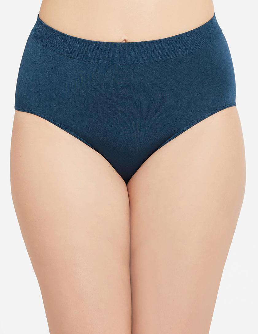 Buy BSmooth High Waist Full Coverage Solid Hipster Seamless Panty