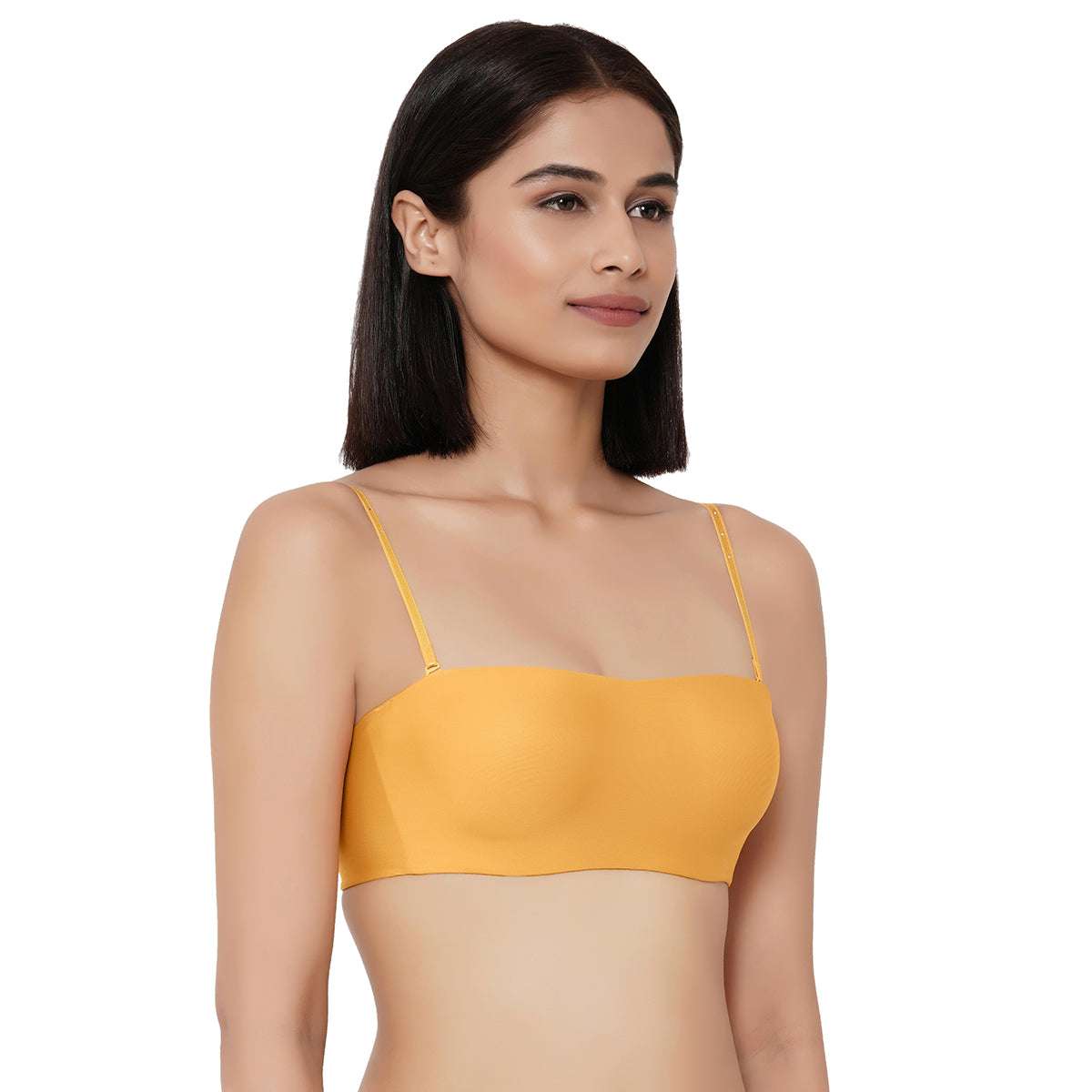 Buy Basic Mold Padded Wired Half Cup Strapless Bandeau T Shirt Bra